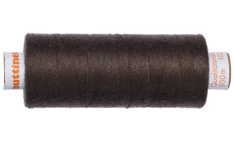BUT Sewing Yarn, brown (dark) - 500m
