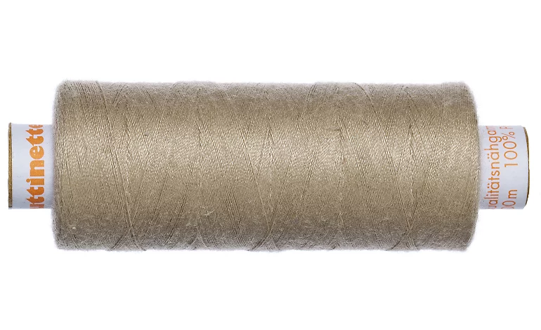 BUT Sewing Yarn, brown (beige) - 500m