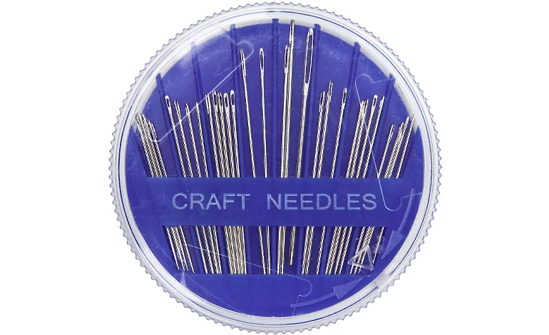 Sewing needles with box