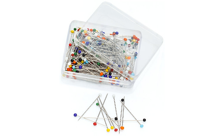 Glass head pins Pins 200 pc