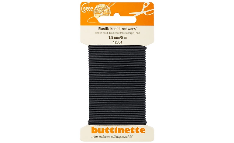 EL13 black (1.5mm) cord